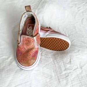 Floral Print Sneakers | Vans | Size 7